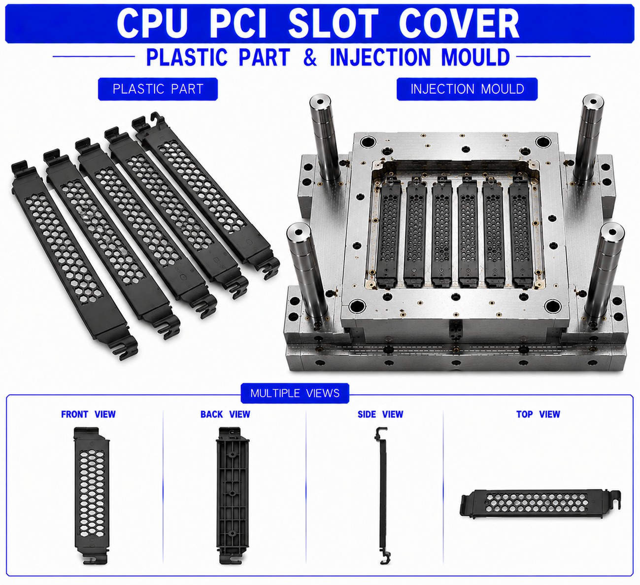 CPU Plastic PCI Slot Cover